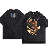 Anime T-shirt Attack on Titan Men's T-shirt  Cotton