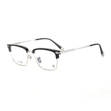 CHH Chrome Hearts Glasses Simple Japanese Business Half Frame Pure Titanium Glasses Frame