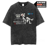 GEAR 5 NIKA Luffy T Shirt Anime ONE PIECE Graphic T-shirt