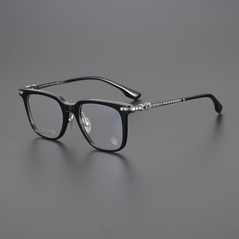 CHH Chrome Hearts Glasses Pure Titanium Fashion Glasses Frame Titanium Myopia Glasses Frame