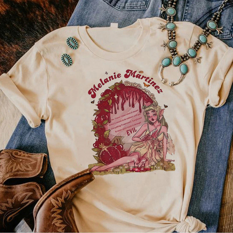 Melanie Martinez t shirt women designer manga summer