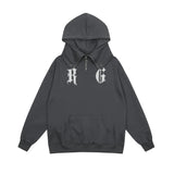 Men Hoodie Sweater Men's Autumn and Winter Loose Hooded Pullover