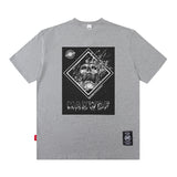 Men T Shirt Printed Short Sleeve T-shirt Men's and Women's Tops