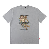 Men T Shirt Short Sleeve T-shirt Men and Women Loose
