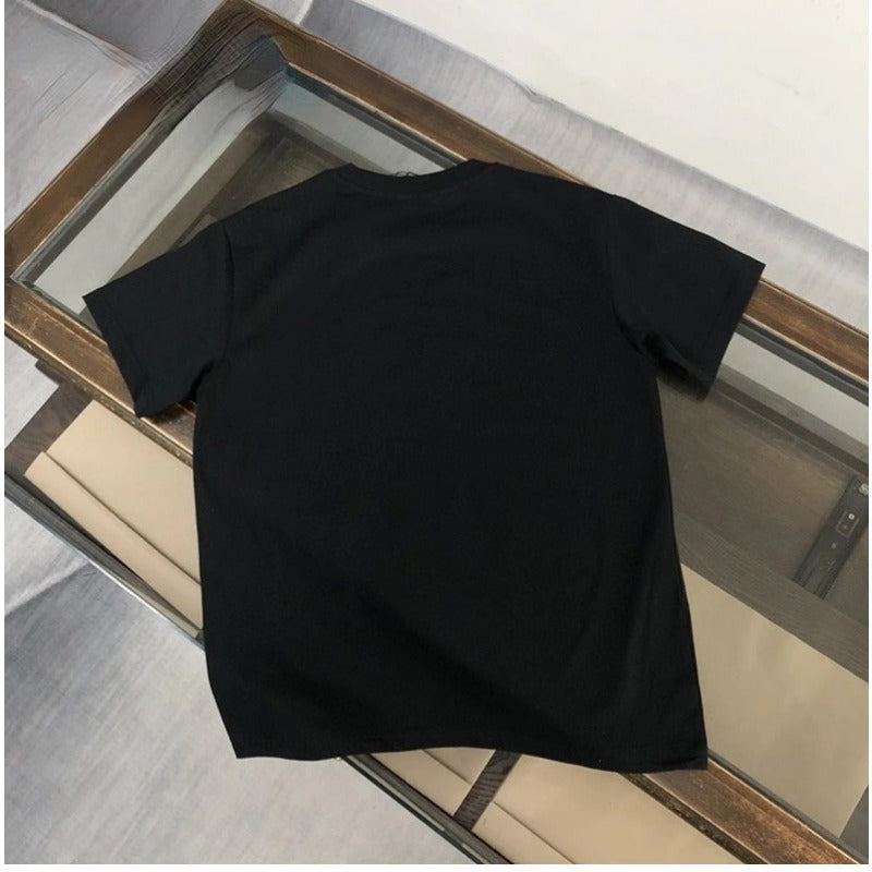 Slippers Letter Print Men's Short Sleeve T-shirt