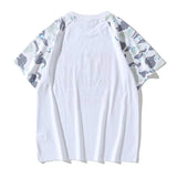 Bathing Ape T Shirt Summer Luminous Starry Sky Cartoon Printed Short Sleeve T-shirt