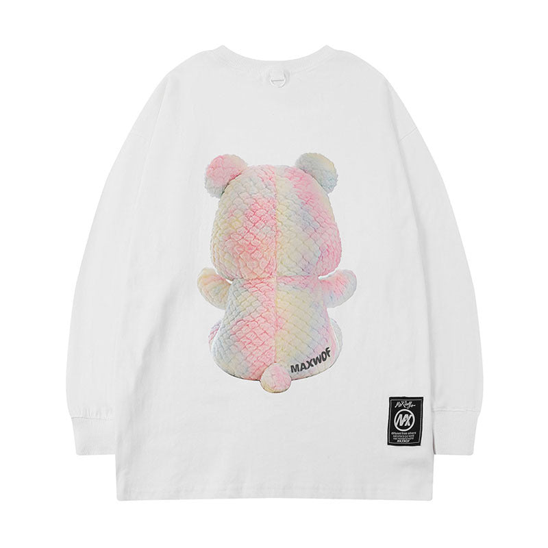 Men Long Sleeve Shirt Autumn and Winter round Neck Long Sleeve T-shirt Men and Women Ins Loose