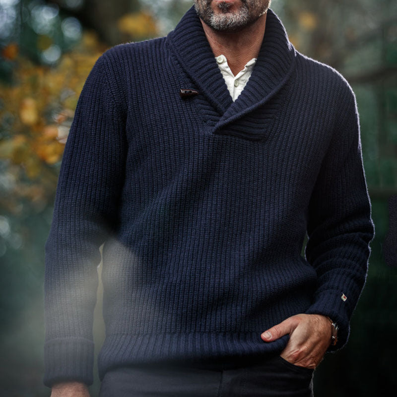 Men Sweater Knitted Sweater Coat Men's Clothing Men's Top