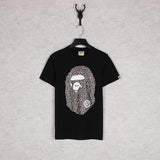 Bathing Ape T Shirt Summer Camouflage Leopard Print Casual Plus Size Short Sleeve T-shirt