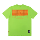 Men T Shirt Vintage Print Short Sleeves T-shirt Men and Women Ins Casual