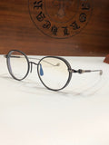 CHH Chrome Hearts Glasses Ultra Light Retro Literary Flat Mirror Myopia Glasses Frame
