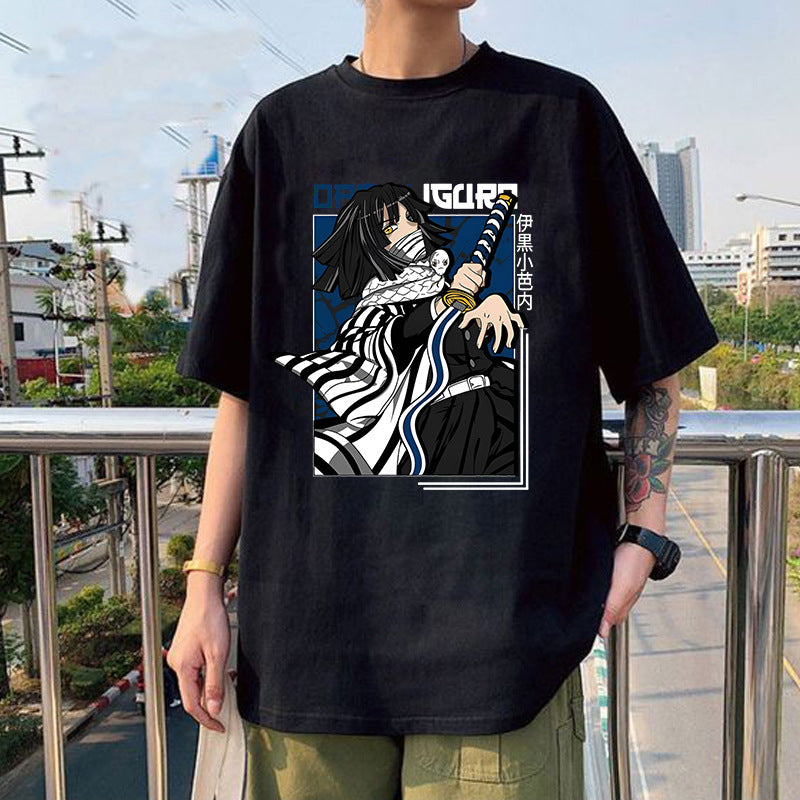 Anime Iguro Obanai Print T-shirt Women