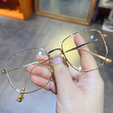 CHH Chrome Hearts Glasses Double beam glasses frame Versatile titanium frame Ultra light myopia glasses frame