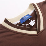 Men Hoodie Sweater Men's Spring and Autumn Loose Sports Stitching Casual Long Sleeve