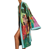 Jungle Print Maxi Dress Printed Jacket