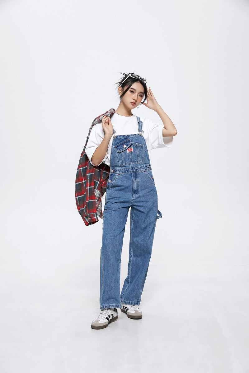 Unisex Pants Retro Denim