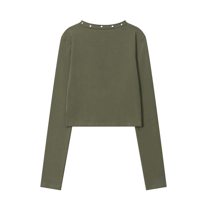 Women Long Sleeve T-shirt Short-Sleeved T-shirt Women's Autumn Printed Top
