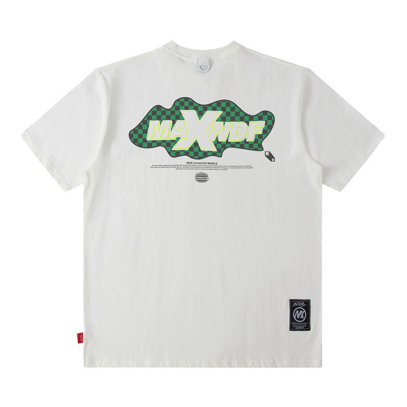 Men T Shirt West Coast Printed Short Sleeve T-shirt Male and Female Trendy Brand Loose
