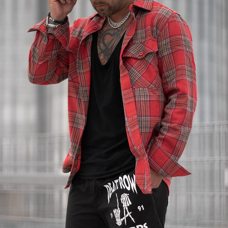 Men Shirt Autumn Cardigan