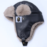 Bathing Ape Hat Thickened Fleece Cold Protection Warm Ear Protection