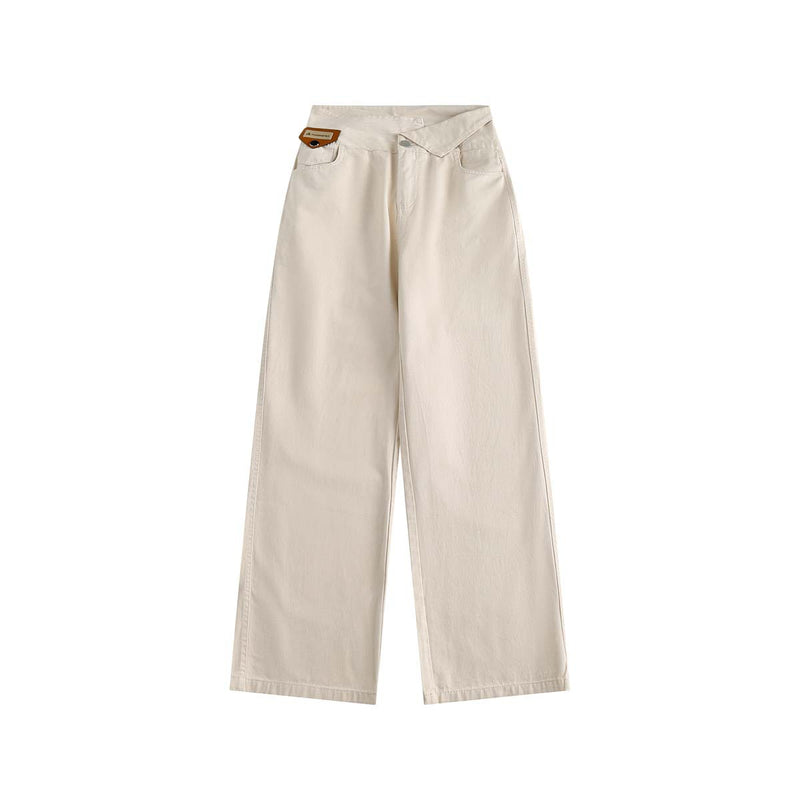 Unisex Pants Fall Waist-Tight Straight-Leg Pants