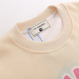 Men Hoodie Animal Lamb Oil Painting Printed Crew Neck Sweatshirt