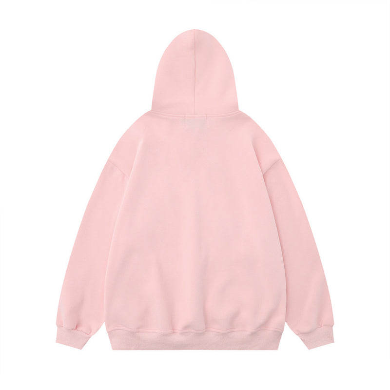 Men Hoodie Printed Foam Hooded Sweater Men's Autumn and Winter Loose Casual