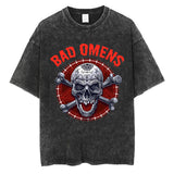 Bad Omens Band Music Tour Graphic T Shirts Concrete