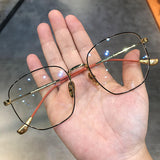 CHH Chrome Hearts Glasses Double beam glasses frame Versatile titanium frame Ultra light myopia glasses frame