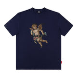 Men T Shirt Short-Sleeved T-shirt Boys Casual Loose