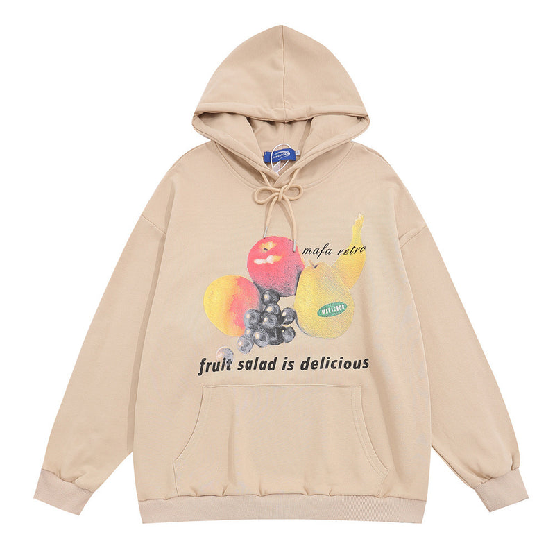 Men Hoodie Loose Hooded Sweater Spring and Autumn Leisure Long Sleeve Men