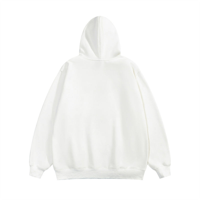 Men Hoodie Hip Hop Five-Pointed Star Graffiti Splash Ink Printed Hoodie