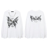 Men Long Sleeve Shirt Printed Couple Long Sleeve T-shirt Men and Women All-Matching Base