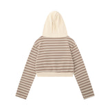 Women Hoodie Short Hoodie Knitted Women's Autumn Zipper Jacket