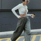 Women Cargo Pants Women's Loose Straight Summer