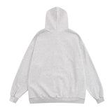 Men Hoodie Sweater Men's Spring and Autumn Loose Casual Hooded Zipper