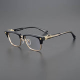 CHH Chrome Hearts Glasses Versatile Pure Titanium Box Retro Myopia Anti-Blue Light Glasses Frame