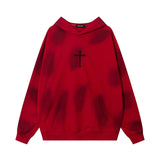 Unisex Vintage Hoodie Washed Old Pullover Hooded