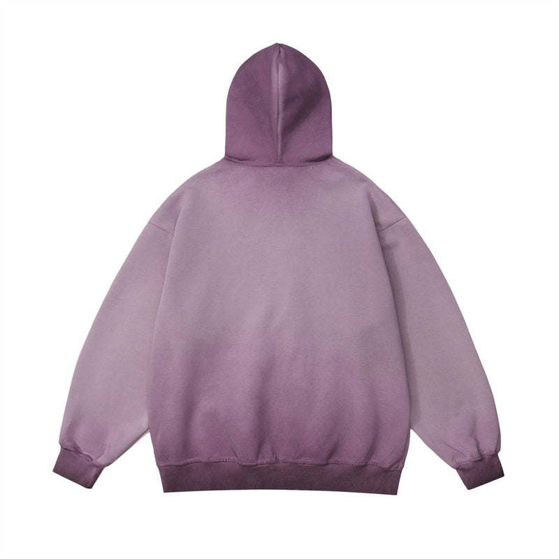 Men Hoodie Sweater Men's Autumn and Winter Oil Painting Printing Loose Hooded