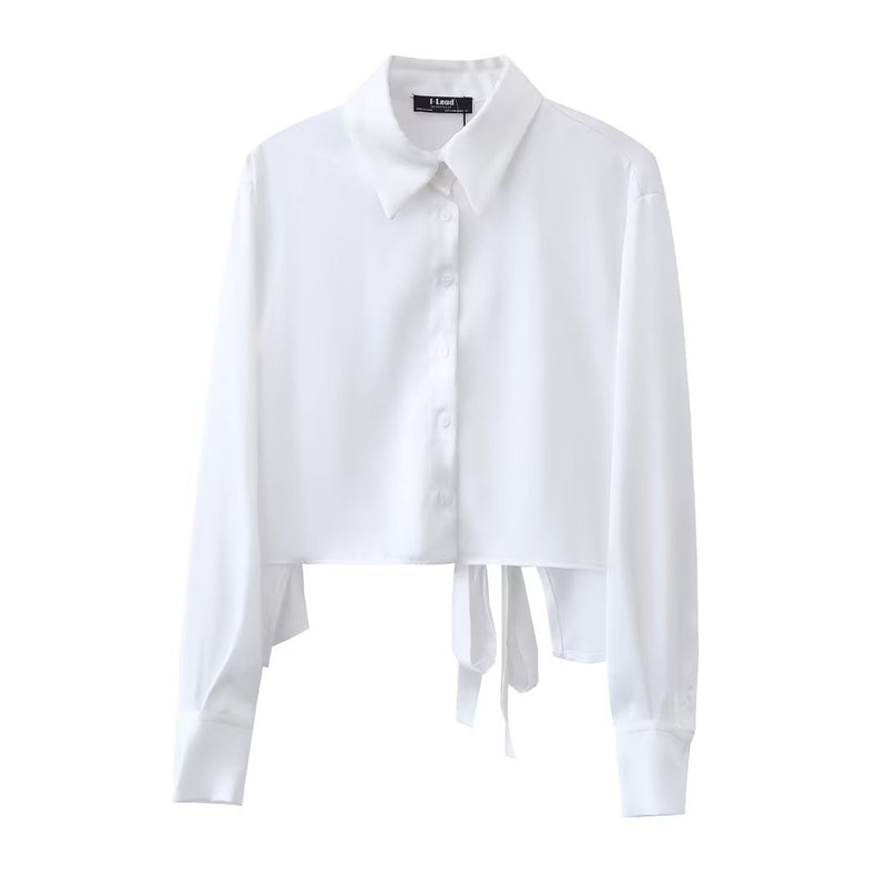 Women T-Shirt Shirt Spring Versatile Long Sleeve Shirt