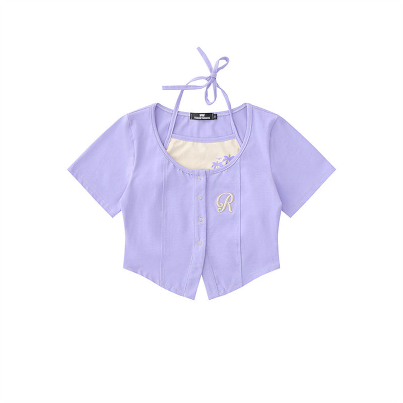 Women T-shirt Short-Sleeved T-shirt Women's Summer Embroidery