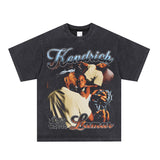 Kendrick Lamar T Shirts Cotton Hip Hop Rap Loose Short Sleeves