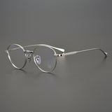 CHH Chrome Hearts Glasses Collection Versatile Vintage Round Engraved Pure Titanium Myopia Glasses Frame