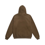 Men Fleece Lined Hoodie Autumn and Winter Embroidery Letter Hooded Sweater Men Oversize Loose Casual