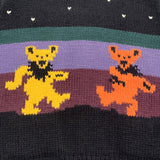 Kapital Sweater Vintage Cartoon Zipper Knitted Cardigan Color Matching Casual Style Loose Turtle Coat