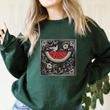 2024Vintage Watermelon Sweatshirt Aesthetic Boho Shirt