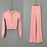 Women Long Sleeve Shirt Suit Sweater Long Sleeve Women's Trousers Casual