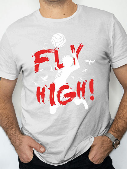 Fly High Hinata Haikyuu Tobio T-Shirt Anime Japanese