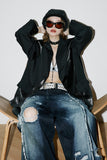 Unisex Jacket Fall Black Panel Suit Women's Clothing