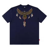 Men's T Shirt Printed Short-Sleeved T-shirt Men's and Women's Hip Hop Loose Top